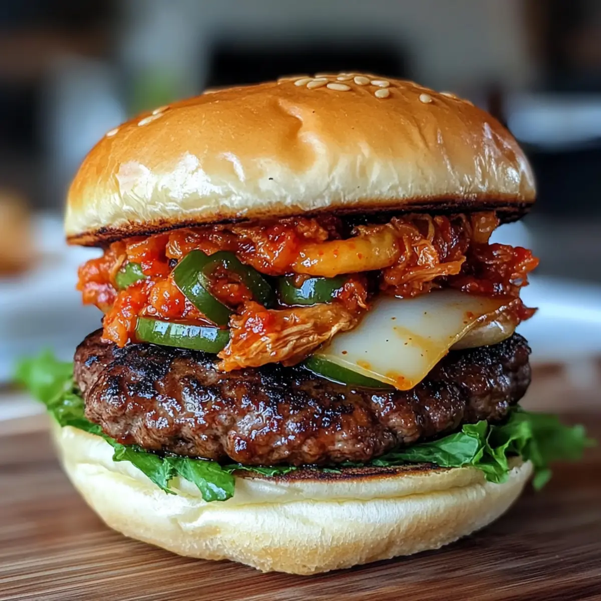 Bulgogi-Kimchi-Burger: Kultige Fusion auf dem Grill
