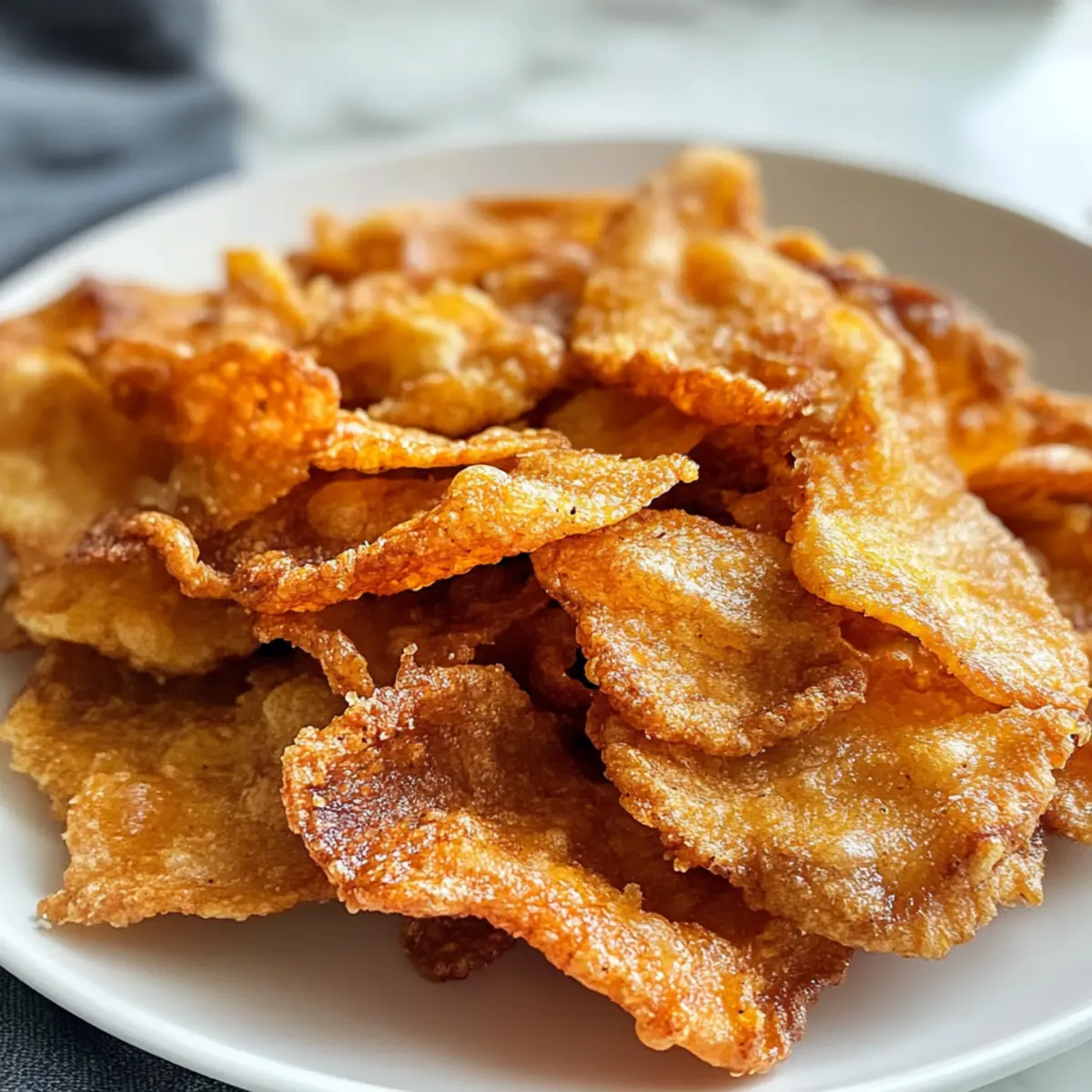 Hühnervellenschips – Knuspriger Snack für Keto-Fans