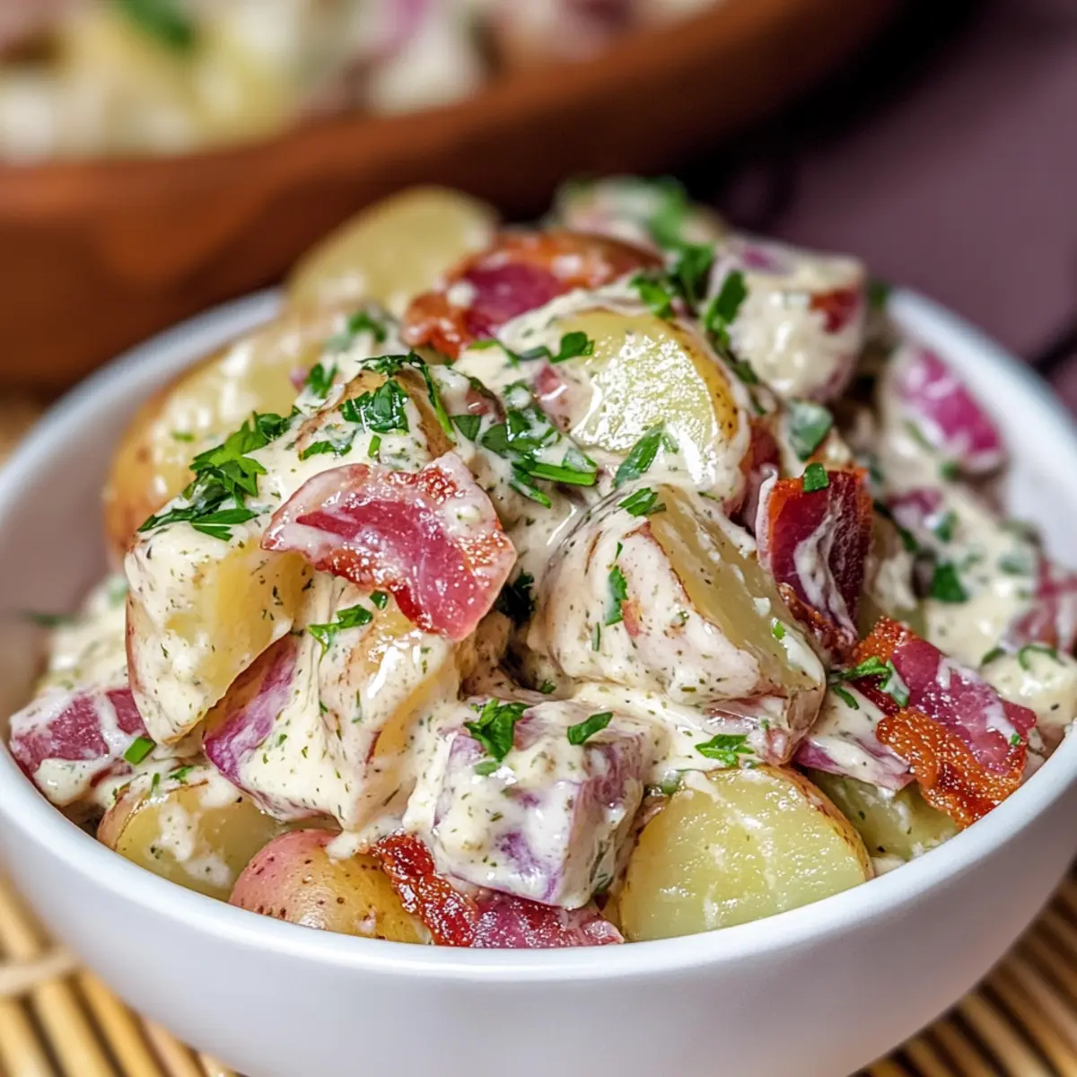 Caesar Kartoffelsalat: Frischer Twist auf den Klassiker