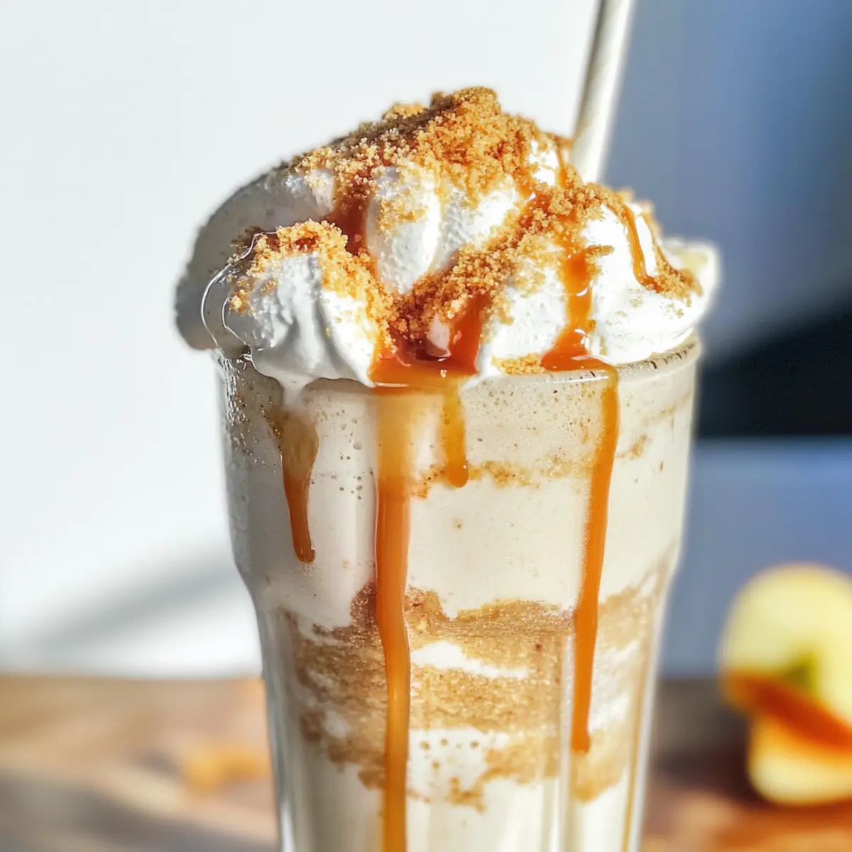 Karamell-Apfel-Pie-Milchshake für den perfekten Genuss