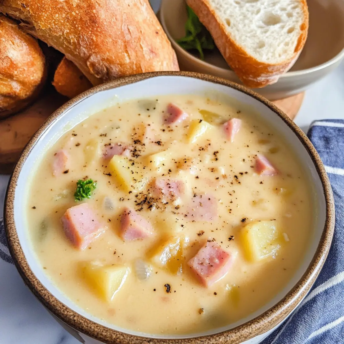 Käse-Schinken-Kartoffelsuppe für herzliche Genussmomente