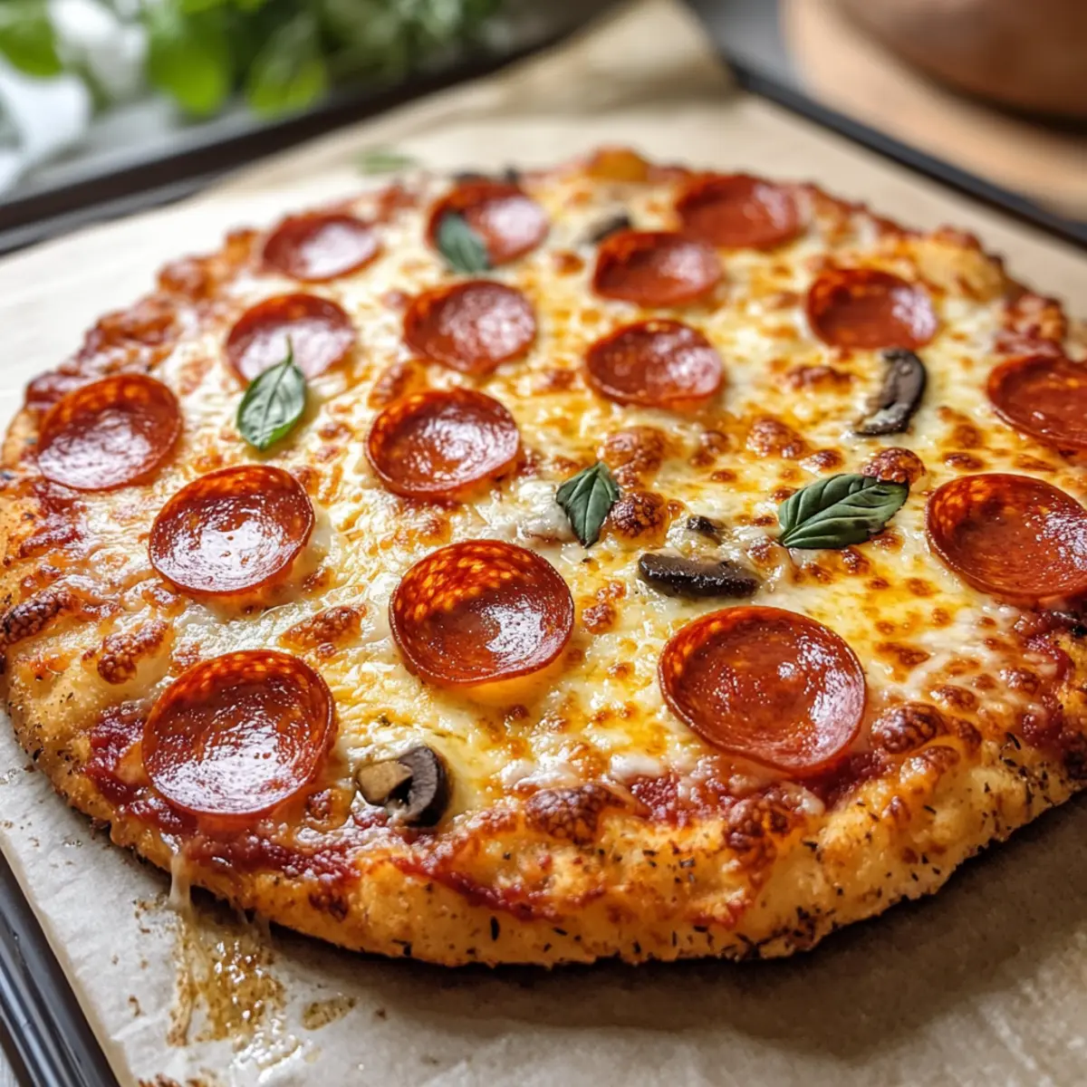 Hühnchenkrustenpizza: Gesund und Lecker genießen