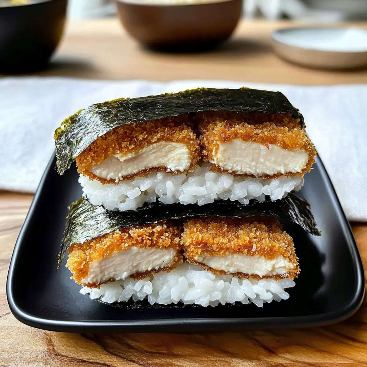 Hühnchen Katsu Musubi für den perfekten Snack
