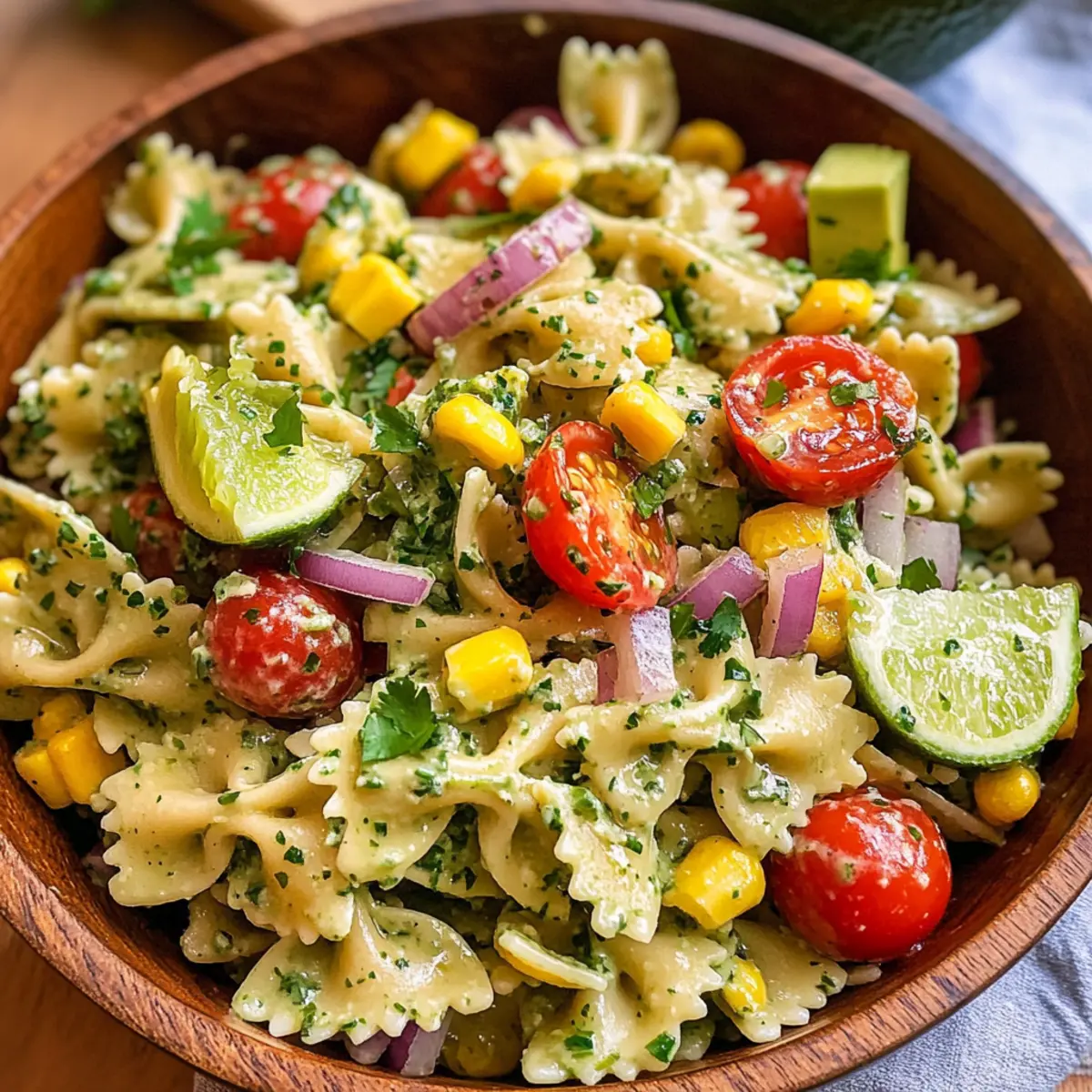 Koriander-Limetten-Pasta-Salat für den Sommer