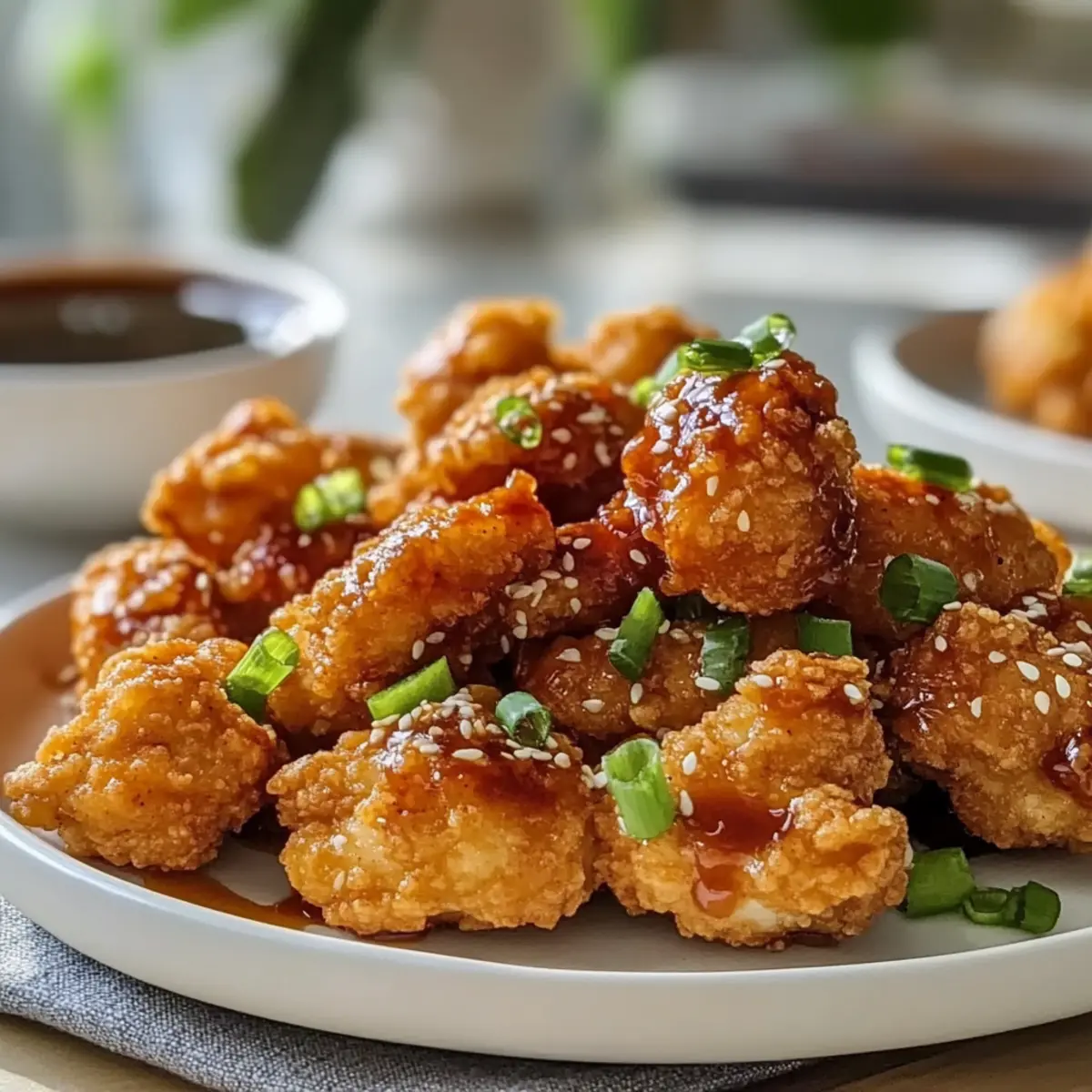 Knuspriges Bang Bang Hühnchen für Zuhause