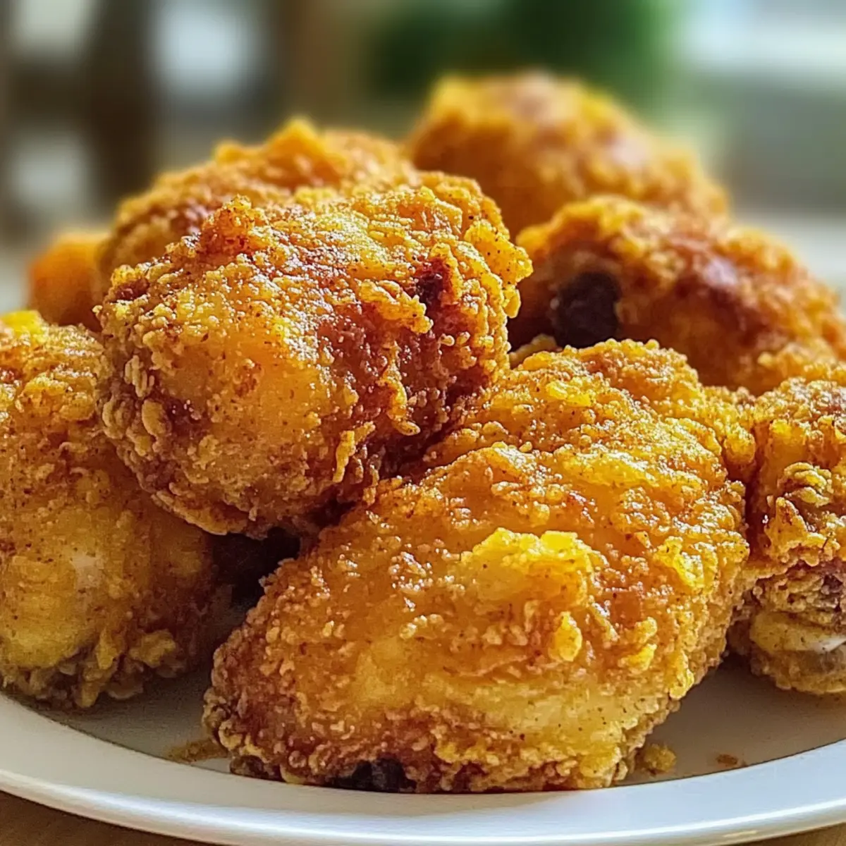 Knuspriges Buttermilch-Luftfrittier-Hühnchen Rezept