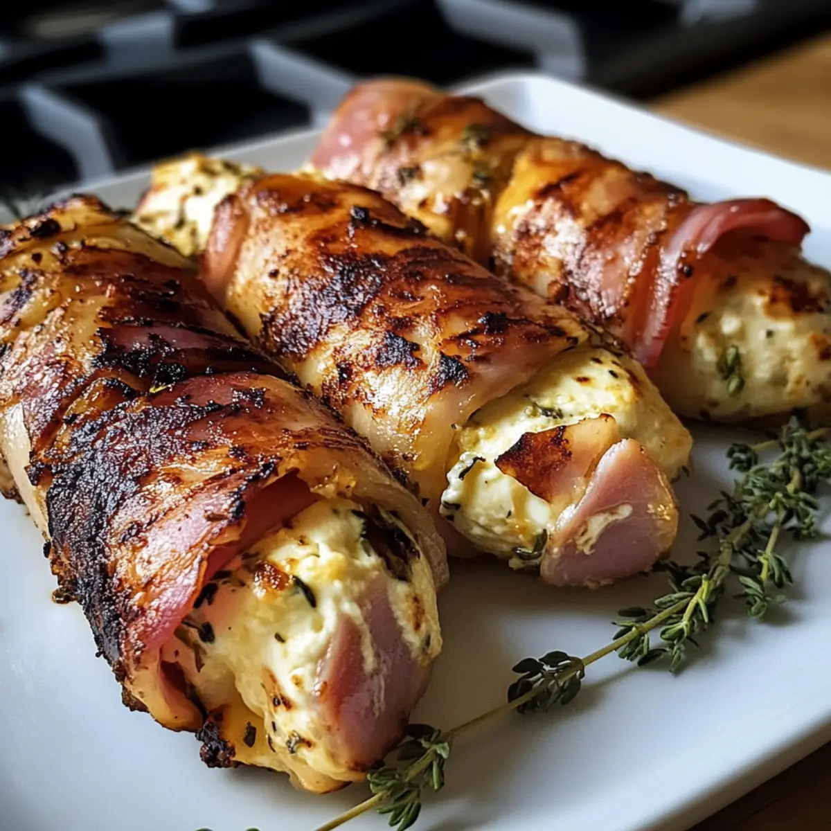 Gegrillte Feta-Schinkenröllchen für jeden Anlass