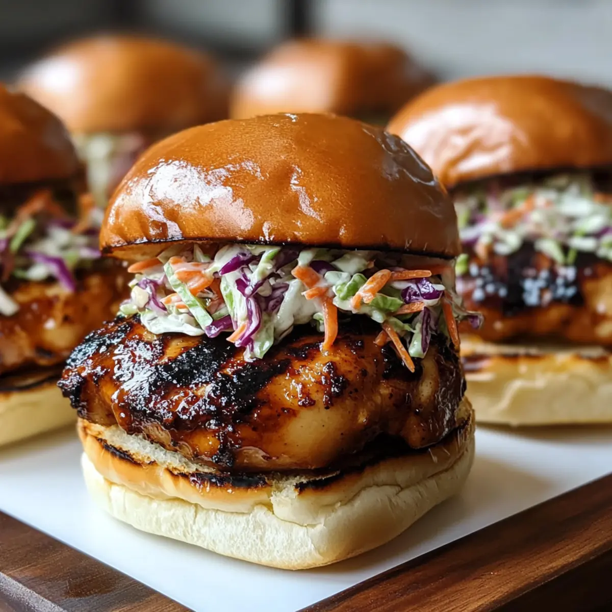 Honig Chipotle Hähnchen Sliders für Spicy Genuss
