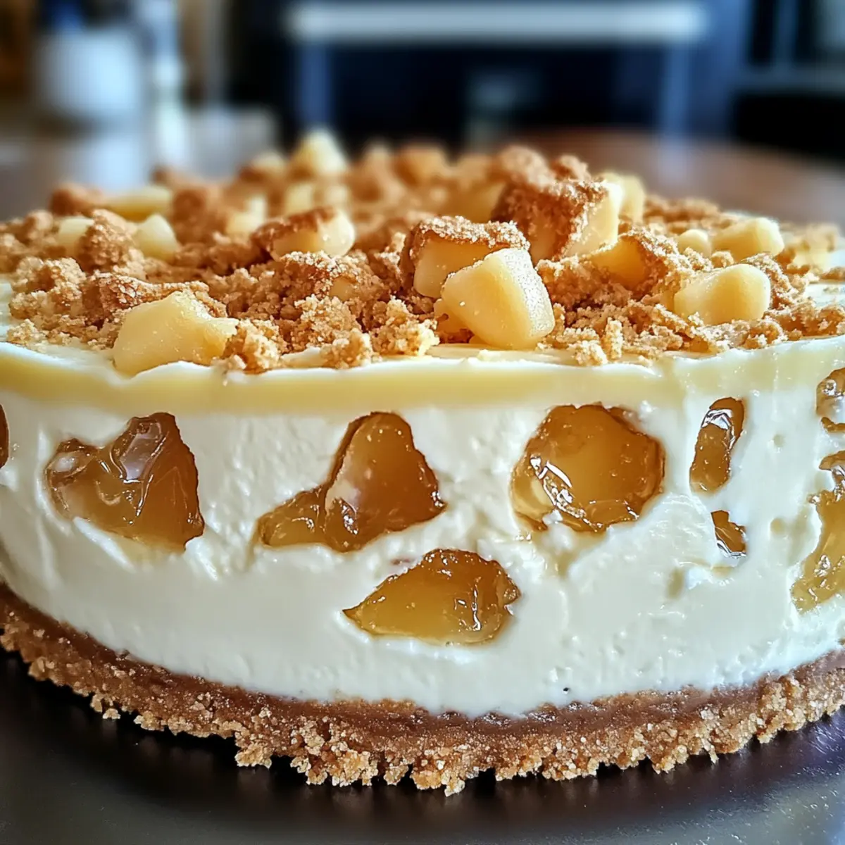 Honigwaben Käsekuchen leicht und einfach machen
