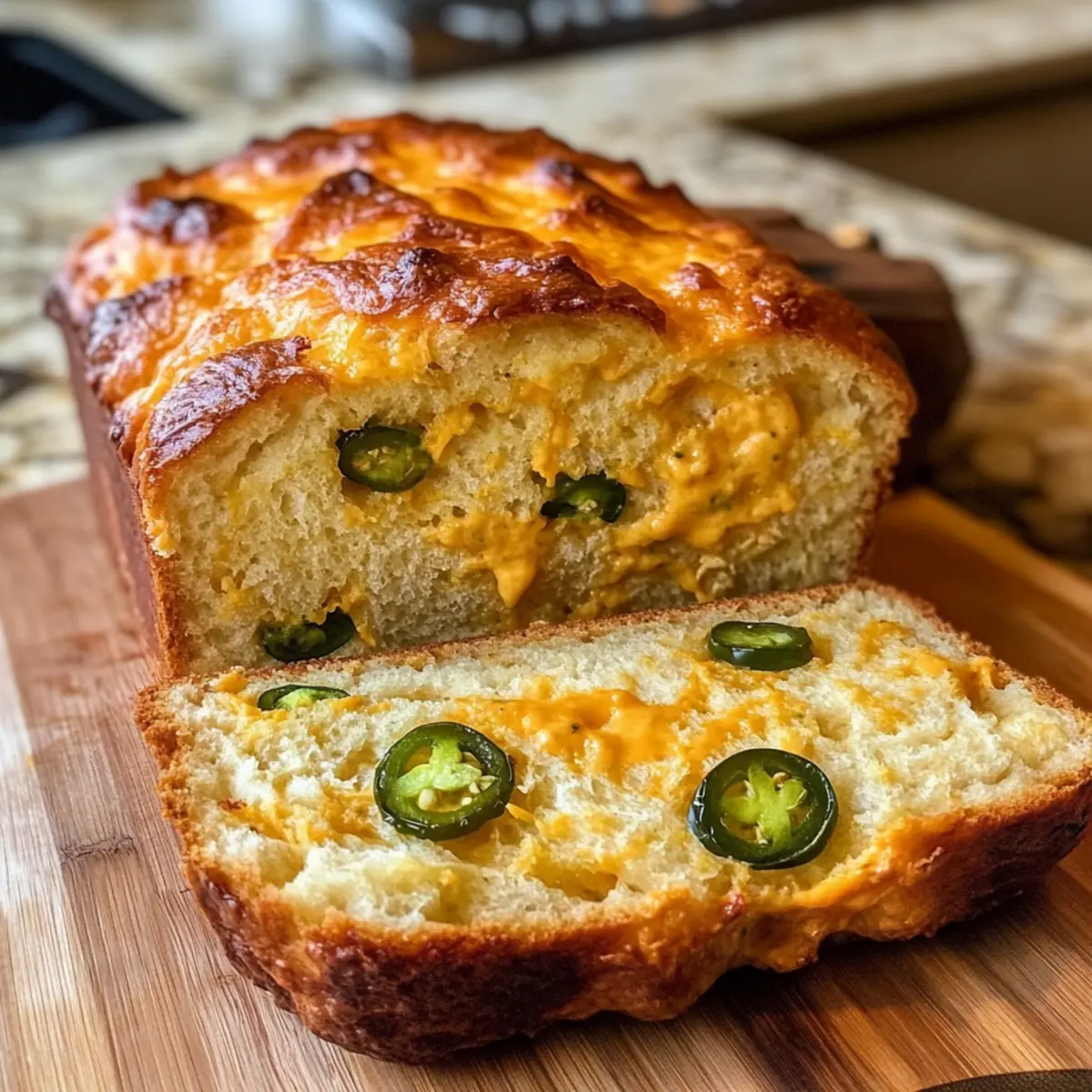 Jalapeño Cheddar Brot für Genießer zu Hause