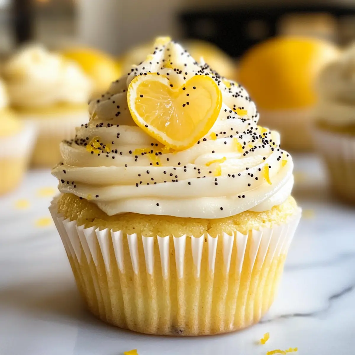 Zitronen-Mohn-Muffins für den perfekten Sommergenuss