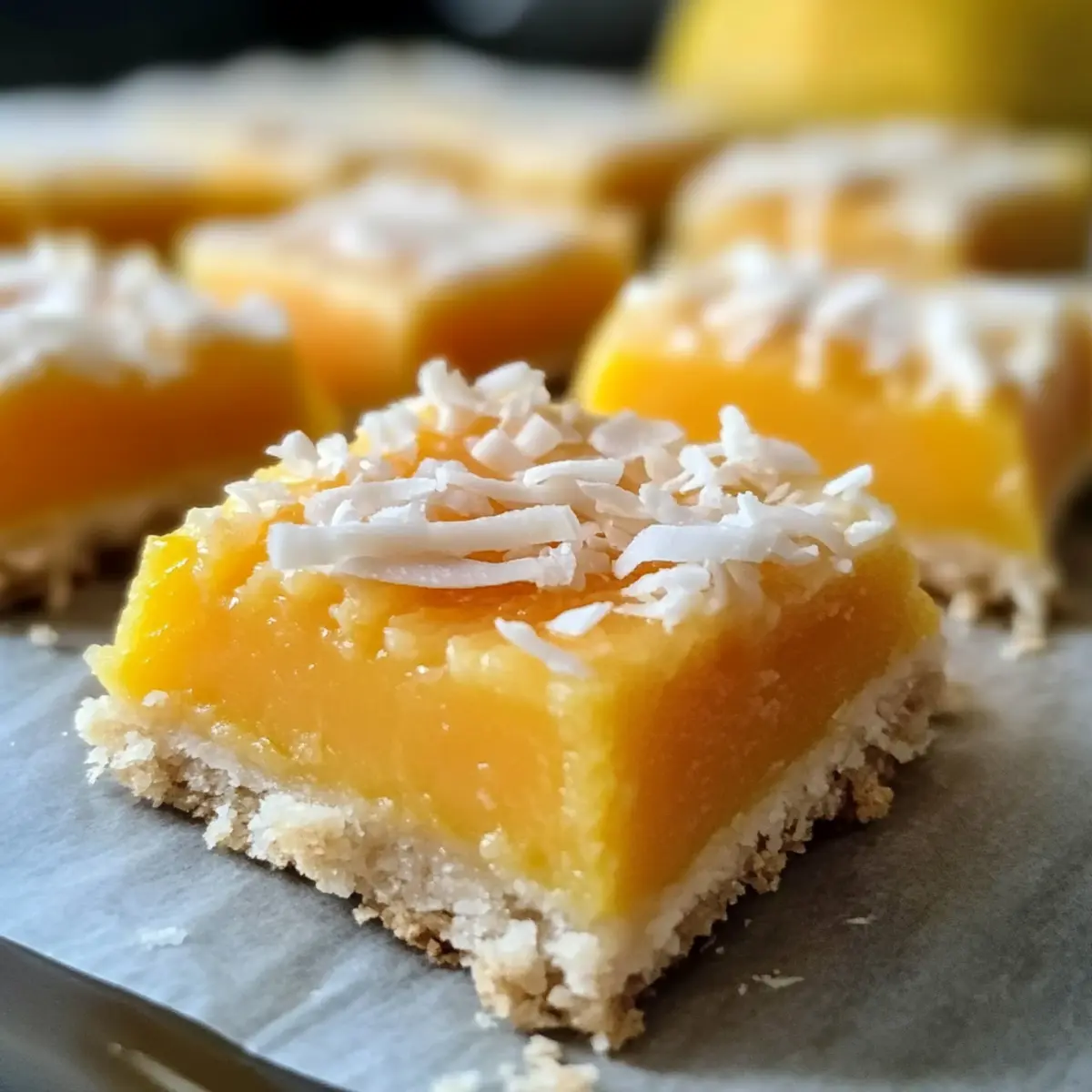 Mango Kokosnuss Riegel – Erfrischende Sommerleckerei