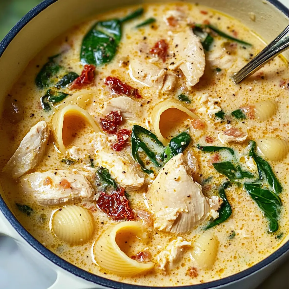 Heirate Mich Hühnersuppe – Cremige Wohlfühlküche