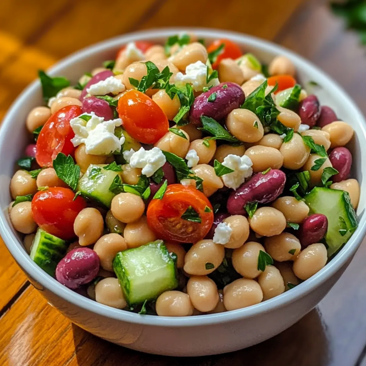 Mediterraner Bohnensalat für frische Genussmomente
