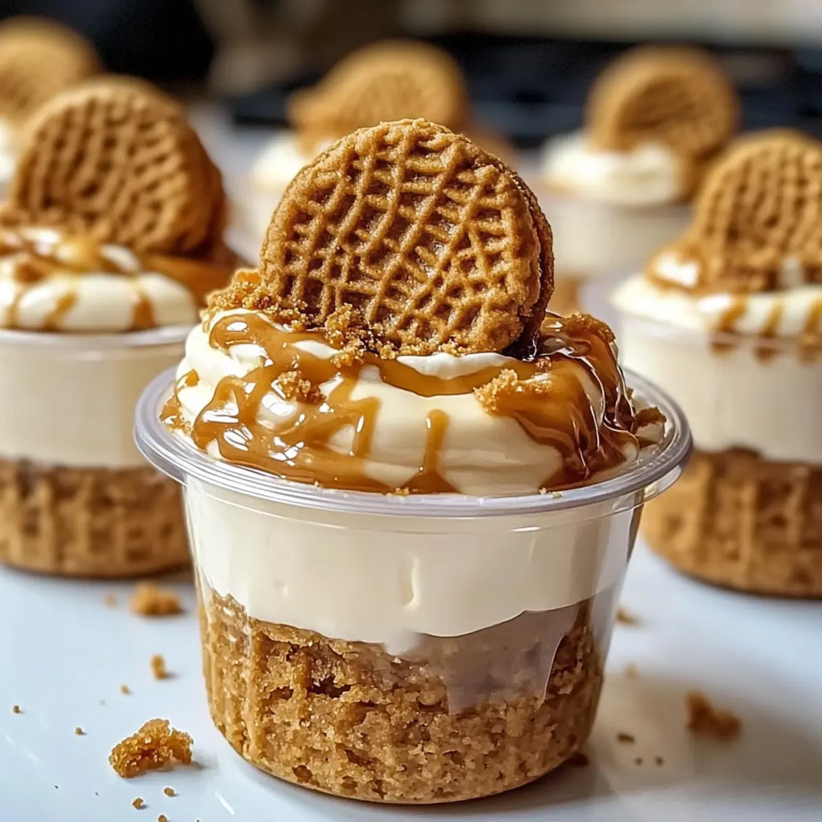 No-Bake Biscoff-Käsekuchenförmchen im Nu genießen