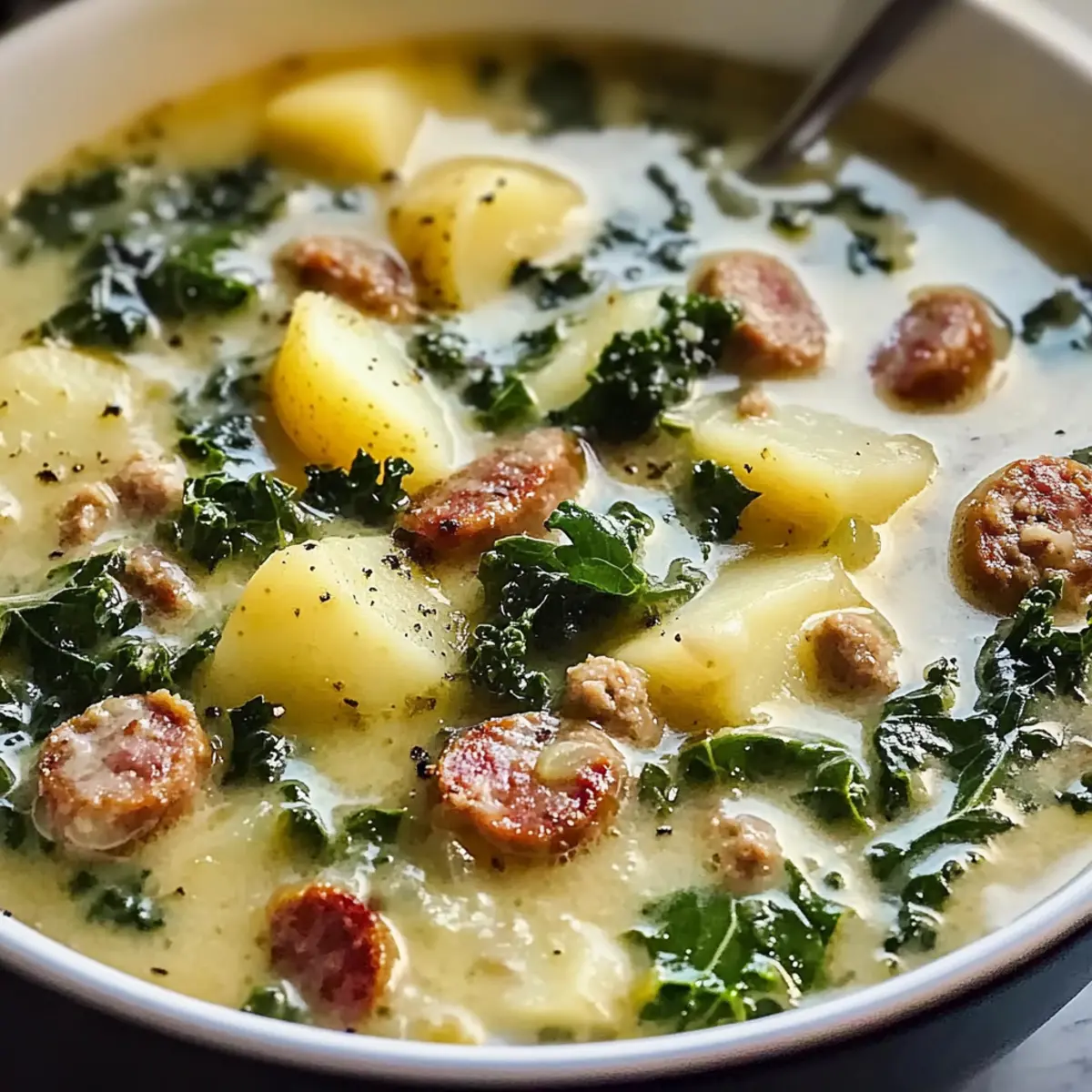 Olive Garden Wurst Grünkohl und Kartoffelsuppe Rezept