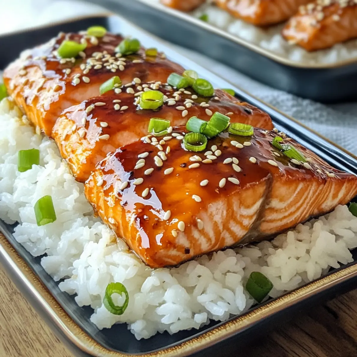 Orange Teriyaki Lachs für ein schnelles Festmahl
