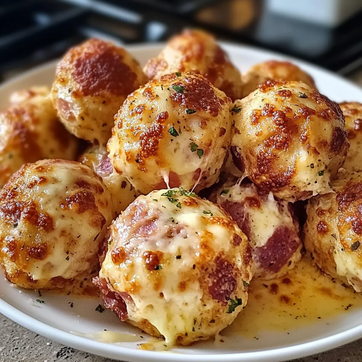 Schnelle Pizza Bällchen für den perfekten Snack