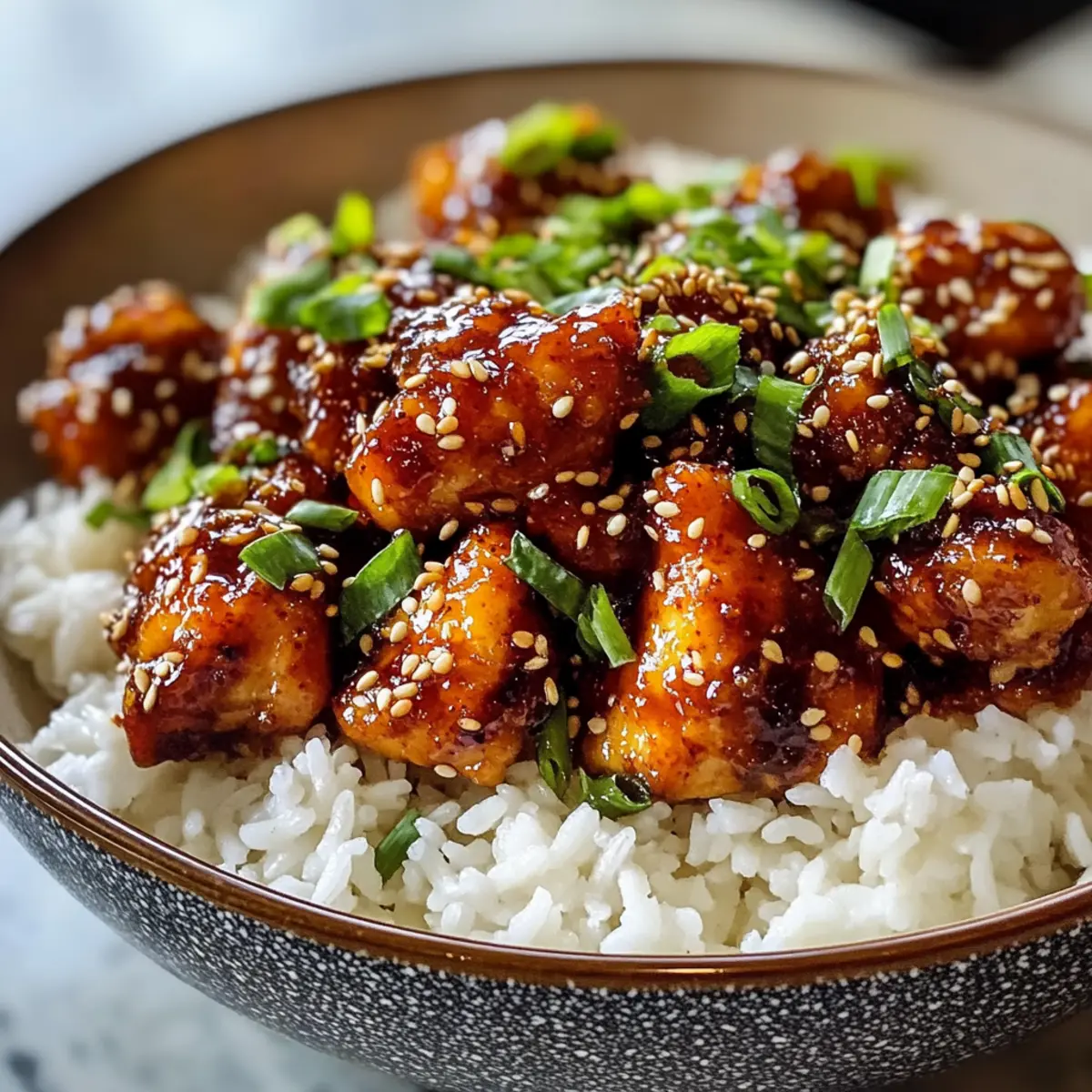 Klebriges Koreanisches Gochujang-Hühnchen in 30 Minuten