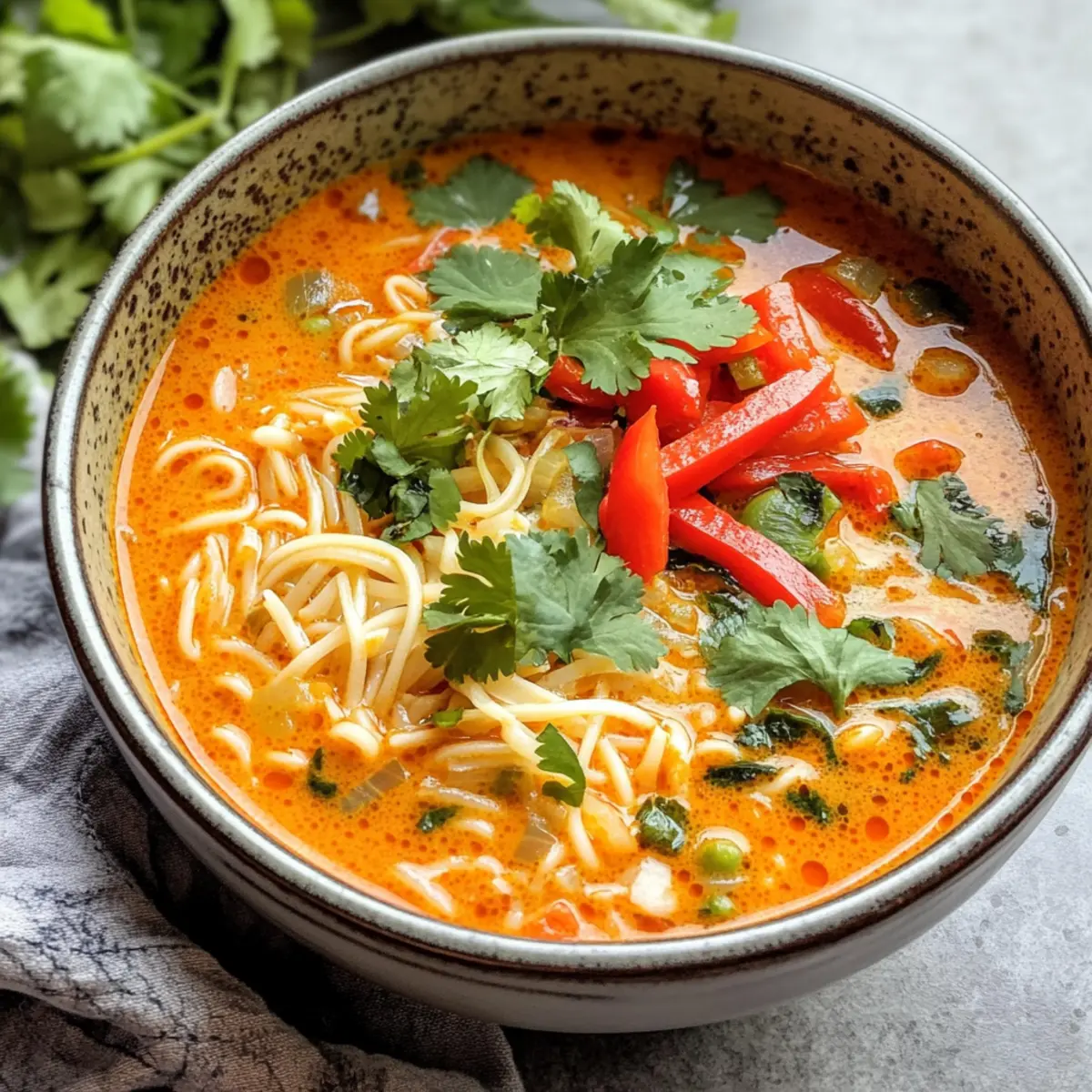 Leckere Thaicurry-Suppe in 35 Minuten zubereiten