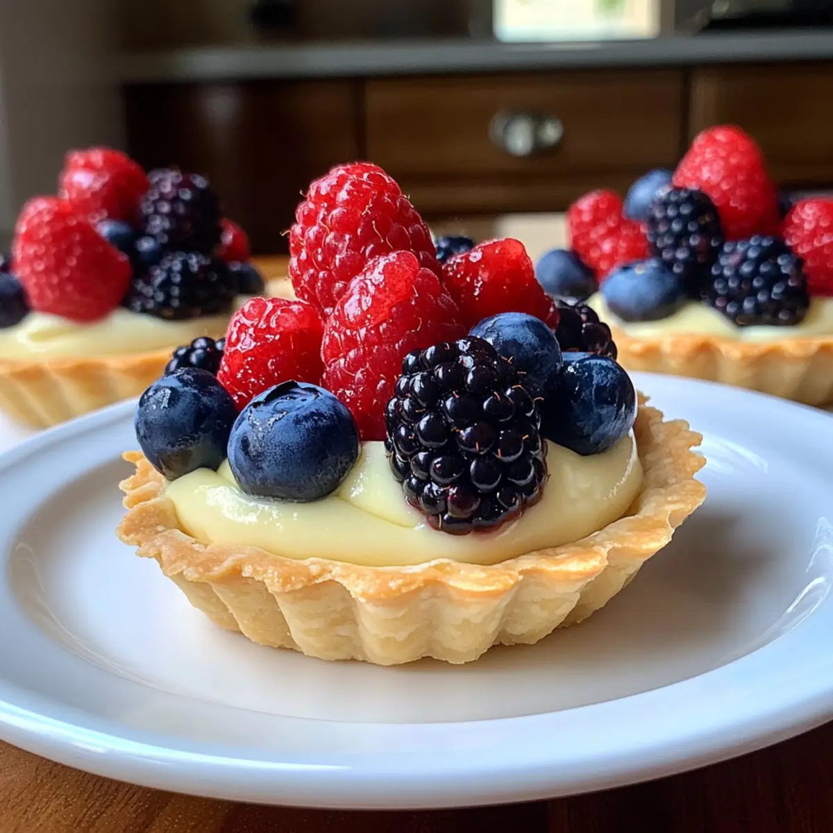 Weiße Schokoladenmousse-Tartlets ganz einfach selber machen
