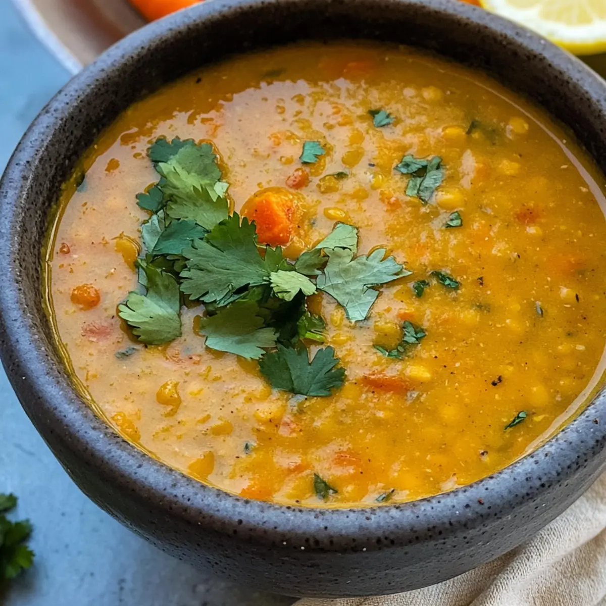 Arabische Linsensuppe für schnelle Genussmomente