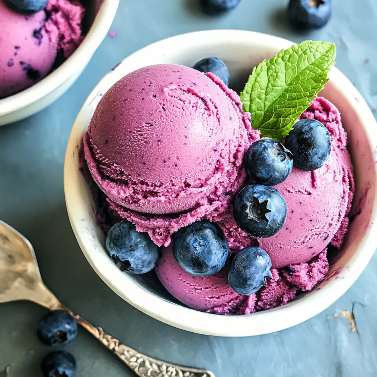Blaubeeren-Sorbet: Erfrischung mit Genuss
