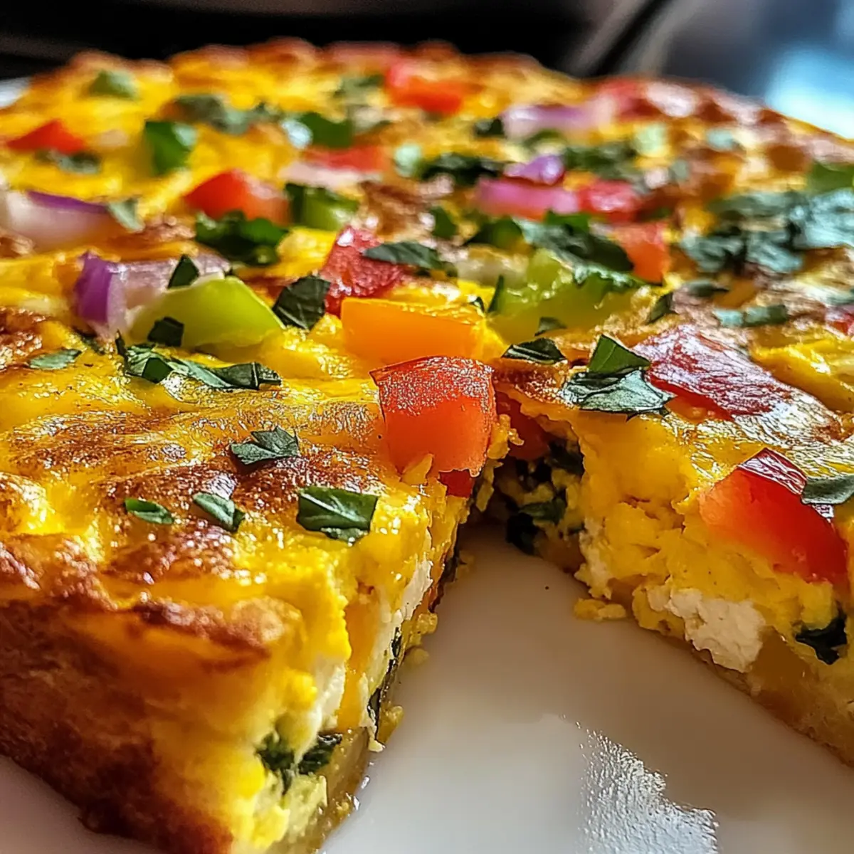 Käse Frühstücks-Toast-Frittata ganz einfach zubereiten