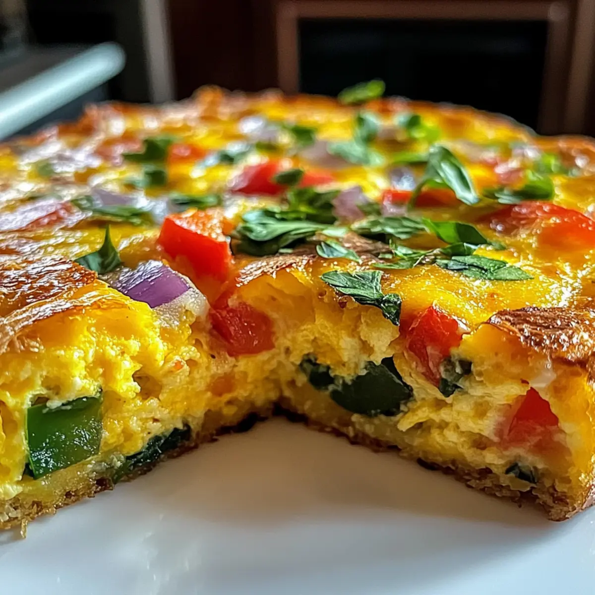 Käse Frühstücksgebäck Frittata für den perfekten Morgen