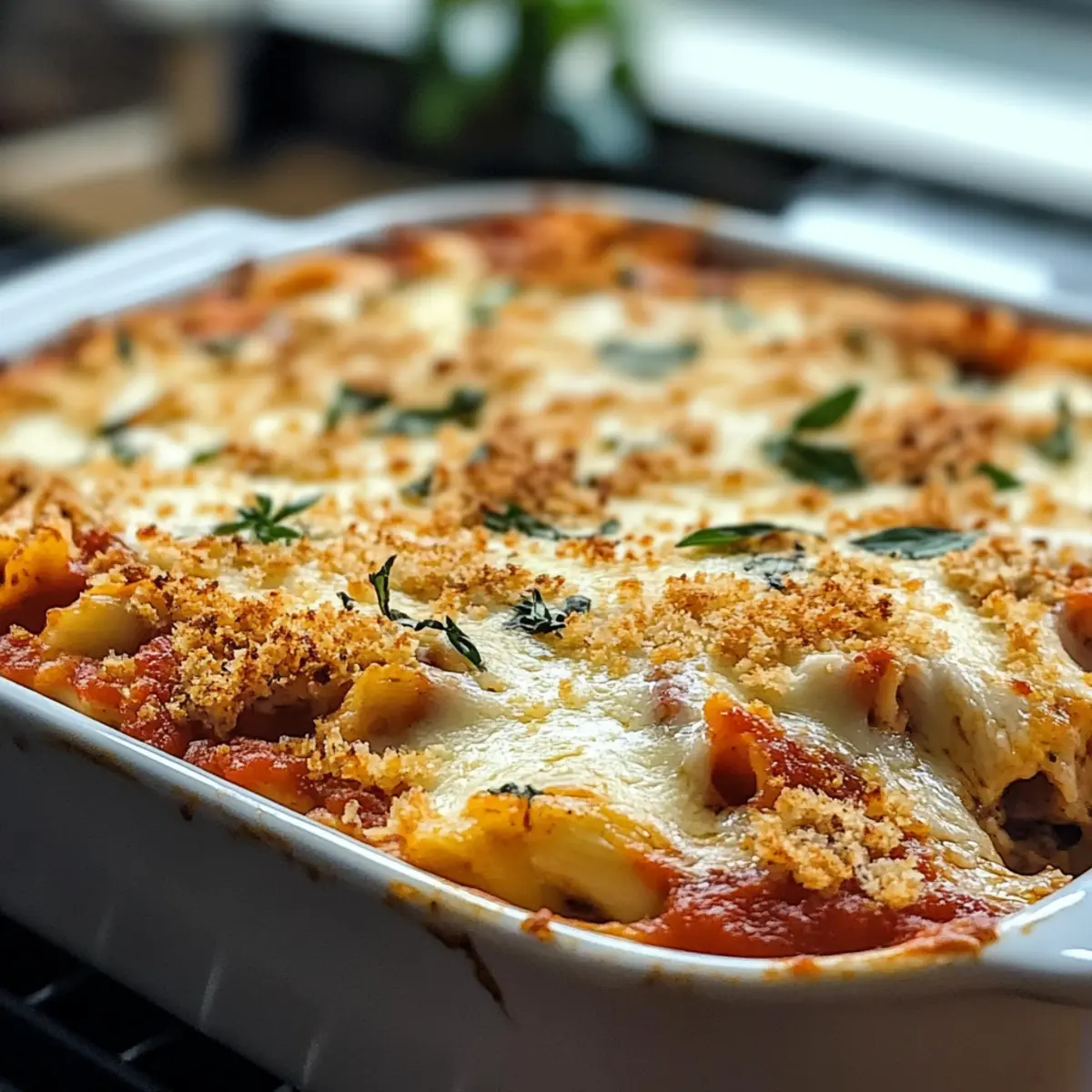 Hühnchen Parmesan Auflauf für gemütliche Abende