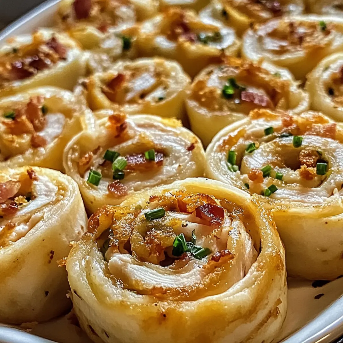 Knusprige Hähnchen-Pinwheels für jeden Anlass