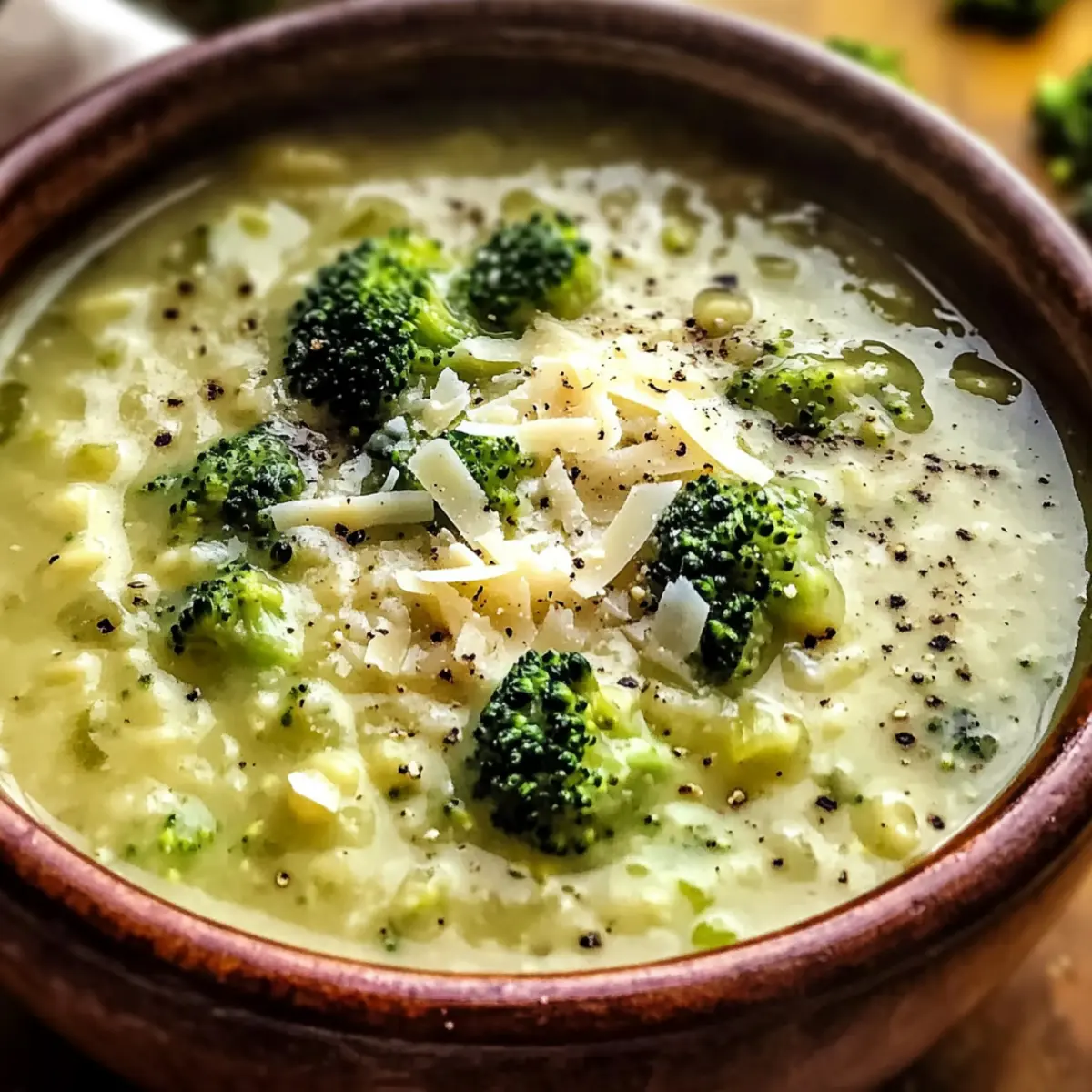 Cremige Knoblauch Italienische Brokkoli Suppe für Gemütliche Abende