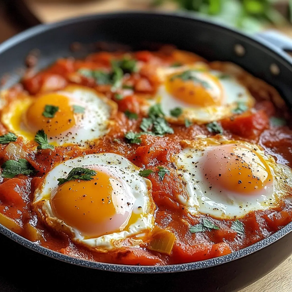 Eier Shakshouka: Einfache und gesunde Brunch-Idee