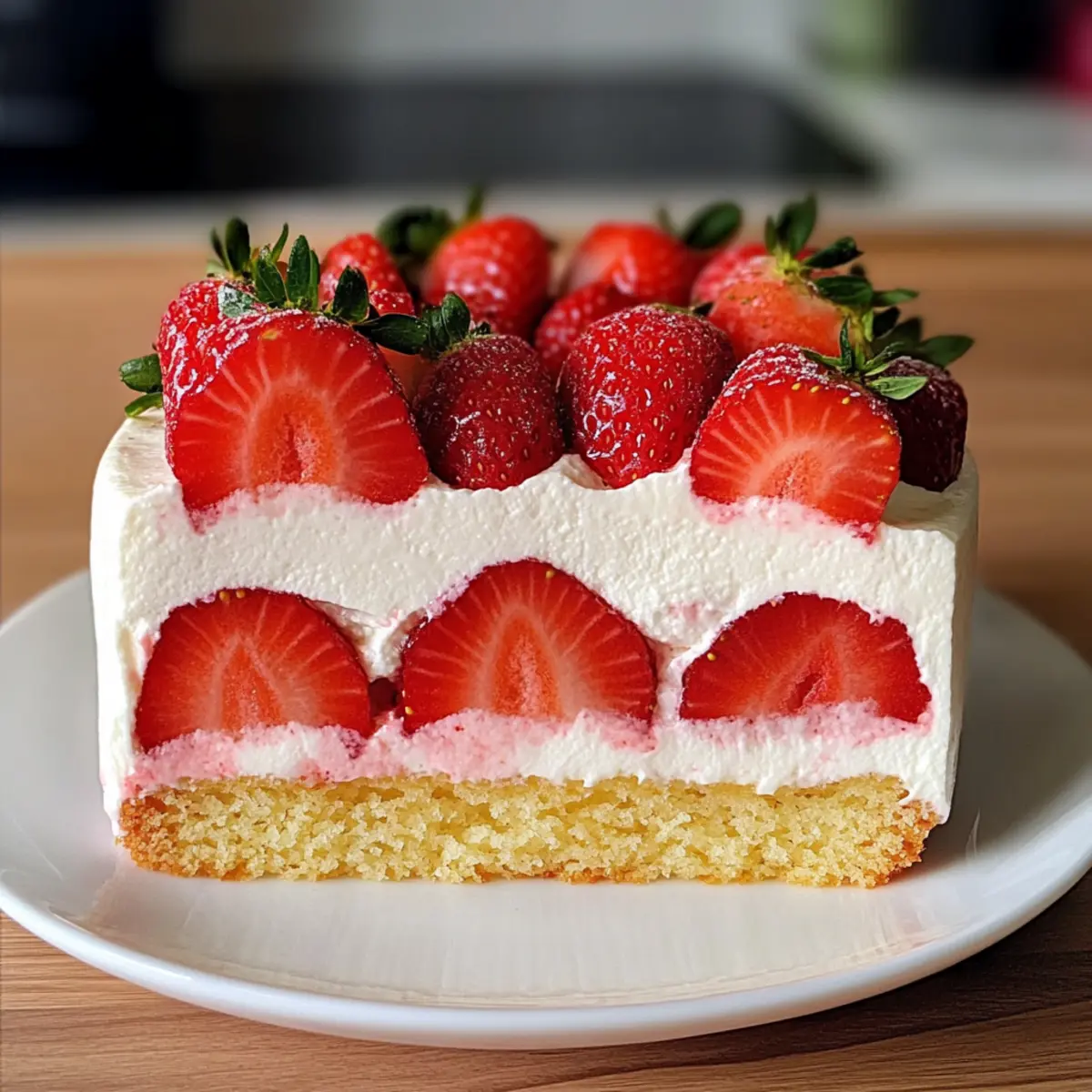 Erdbeertorte mit Joghurtcreme – Fruchtiger Genuss pur