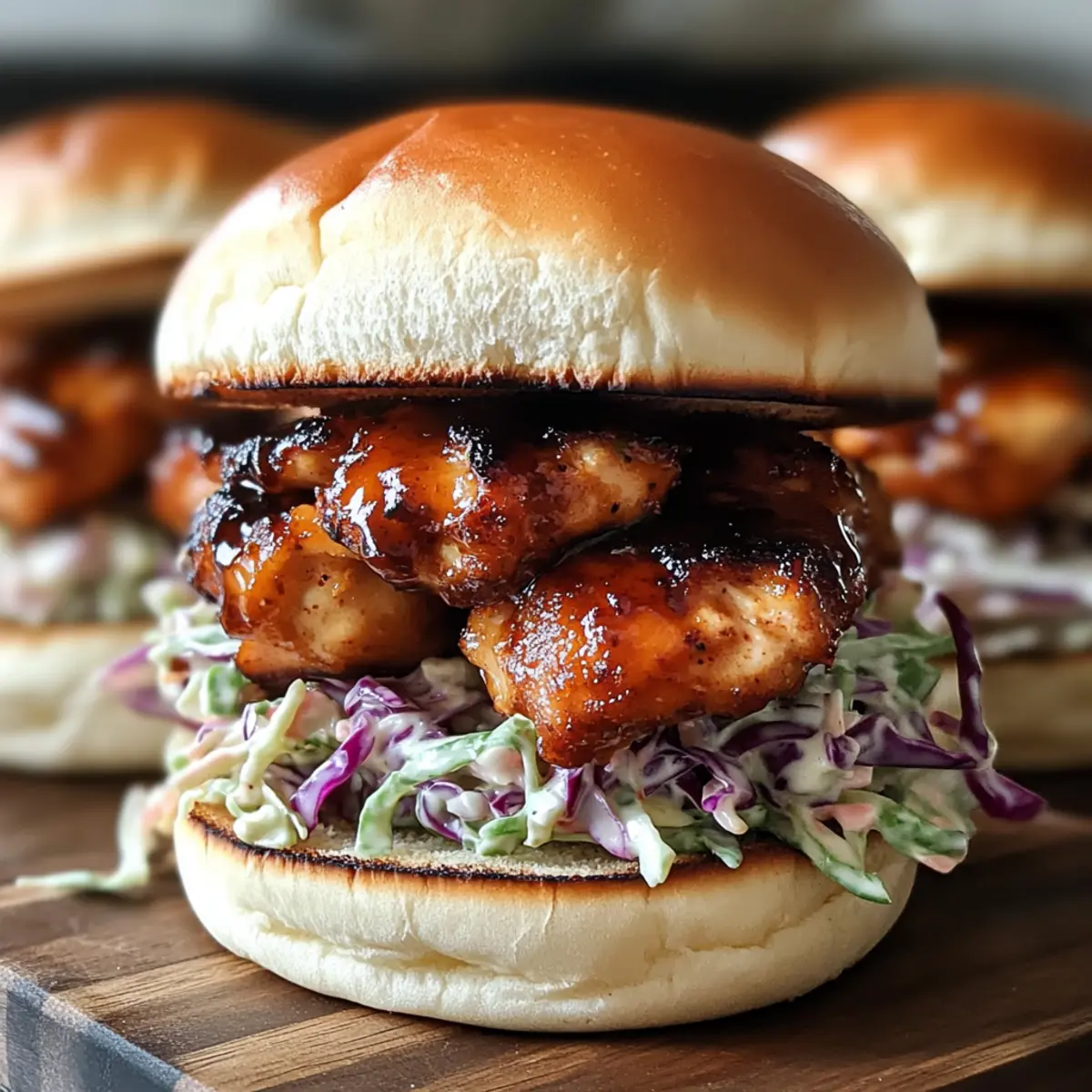 Honig Chipotle Hähnchen Slider für ein Geschmackserlebnis