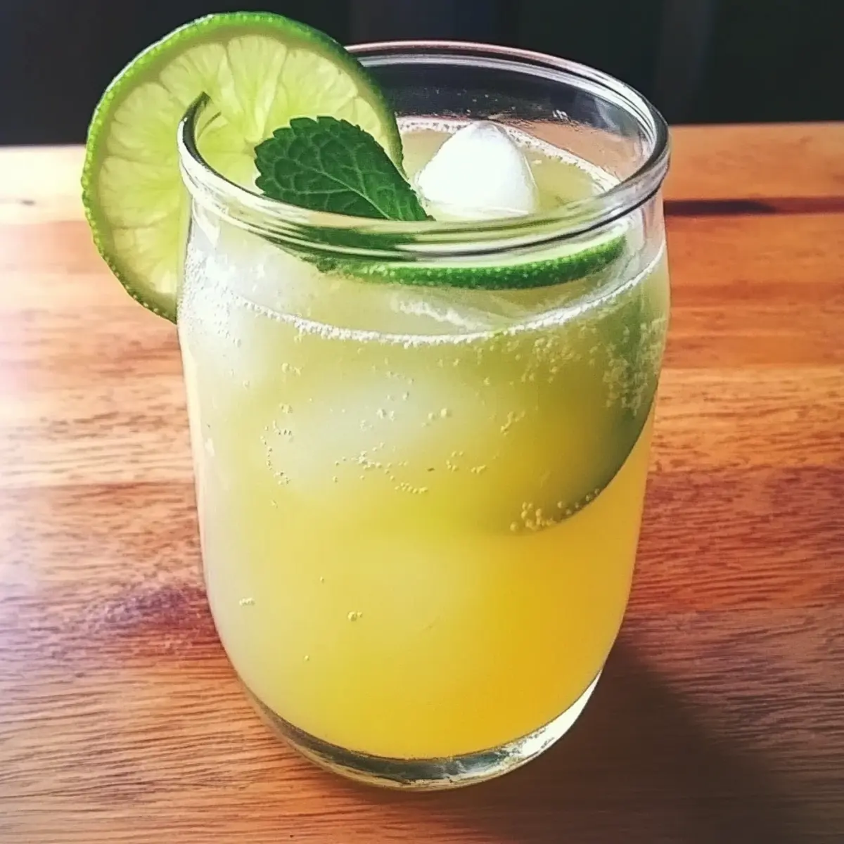 Honig Ingwer Limettenlimonade für heiße Sommertage