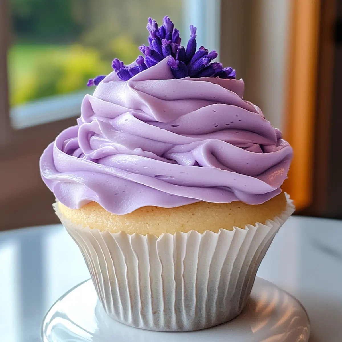 Lavendel Buttercreme Frosting für jedes Fest