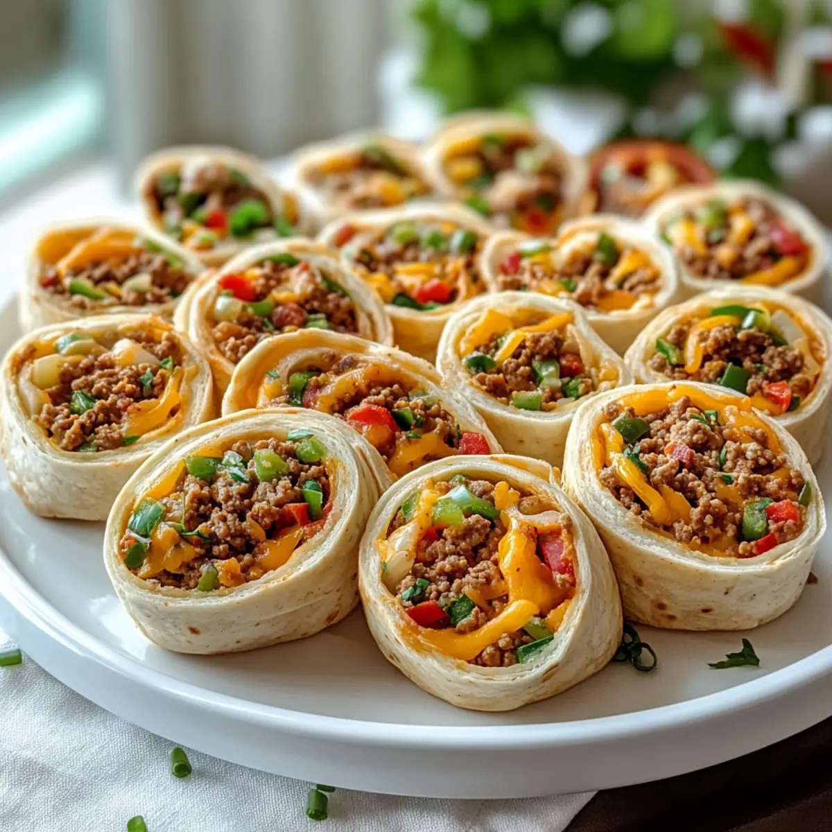 Leckere Taco Pinwheels: Perfekter Party Snack