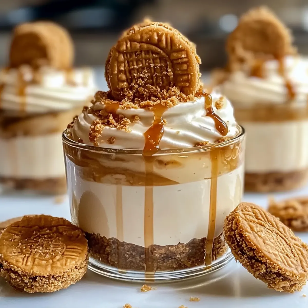 No-Bake Biscoff-Käsekuchenförmchen – Einfach und Lecker