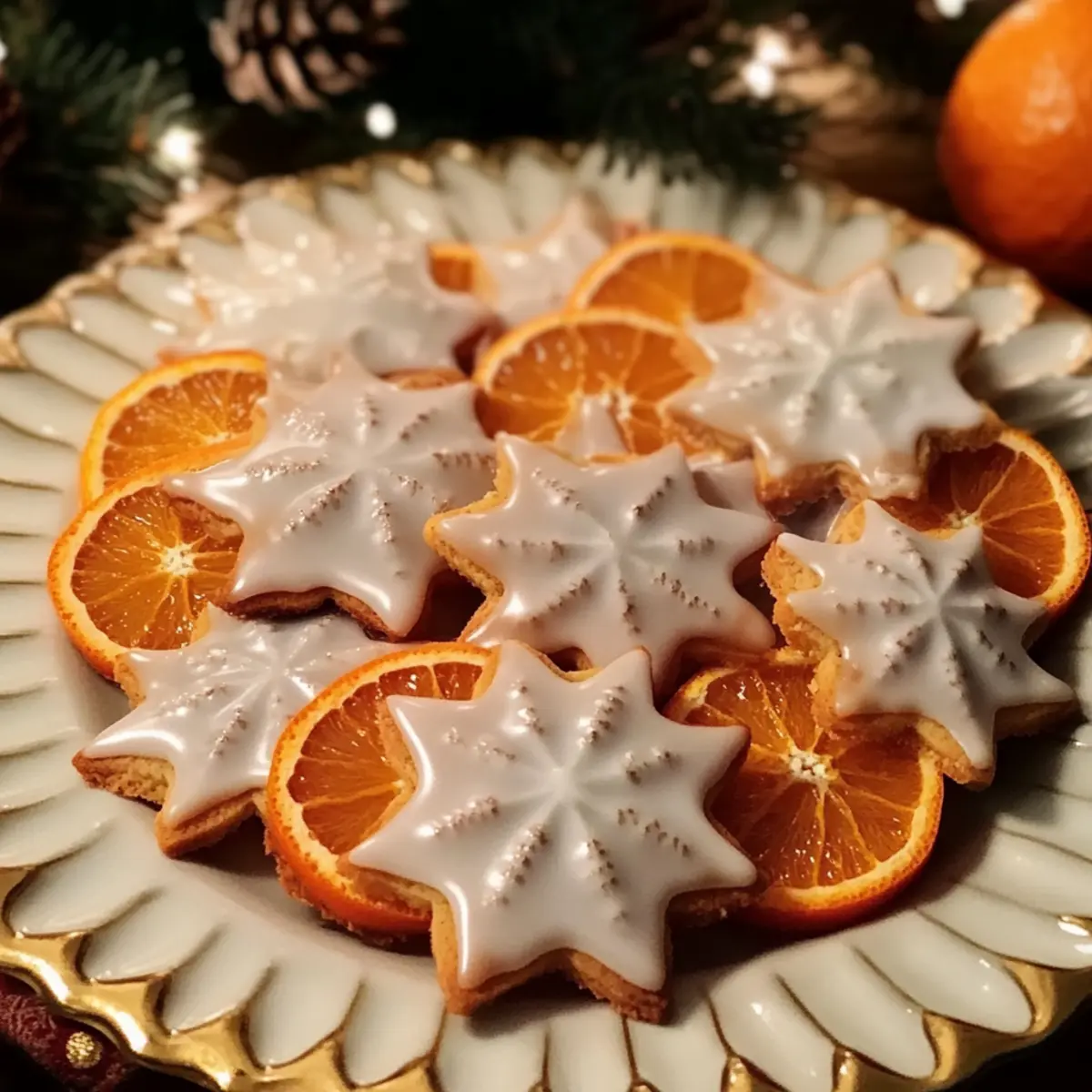 Orange Nelken Weihnachtsplätzchen für festliche Genussmomente