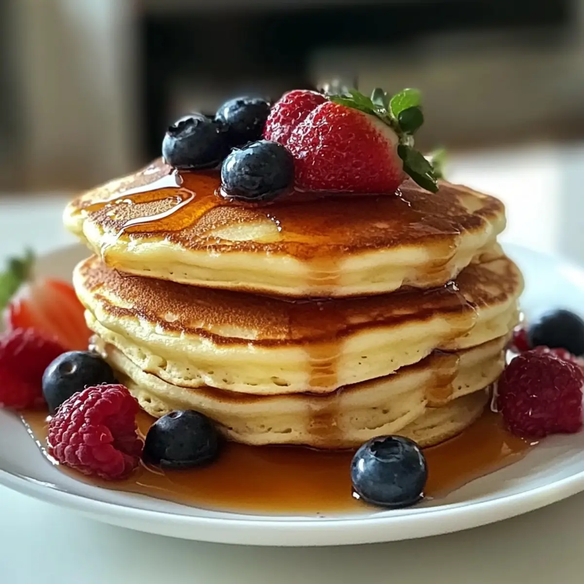 Pfannkuchen mit Joghurt: Fluffiger Frühstücksgenuß