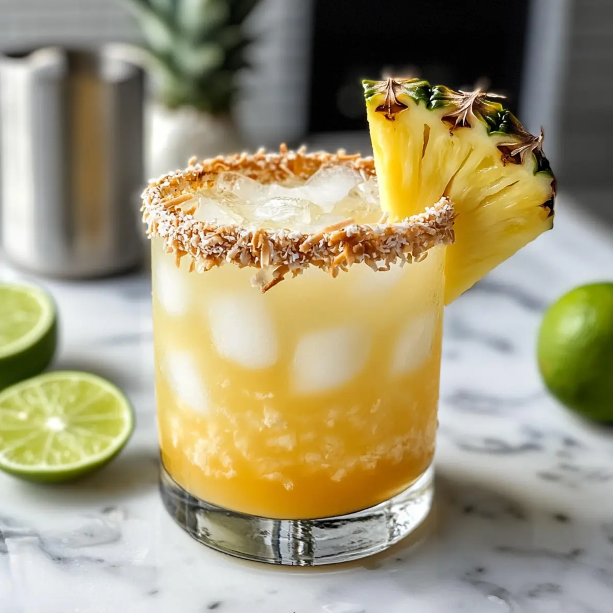 Ananas Kokosnuss Mockarita für den perfekten Sommer