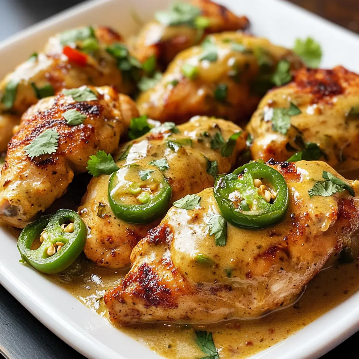 Scharfe Jalapeño-Hühnchen für ein schnelles Dinner