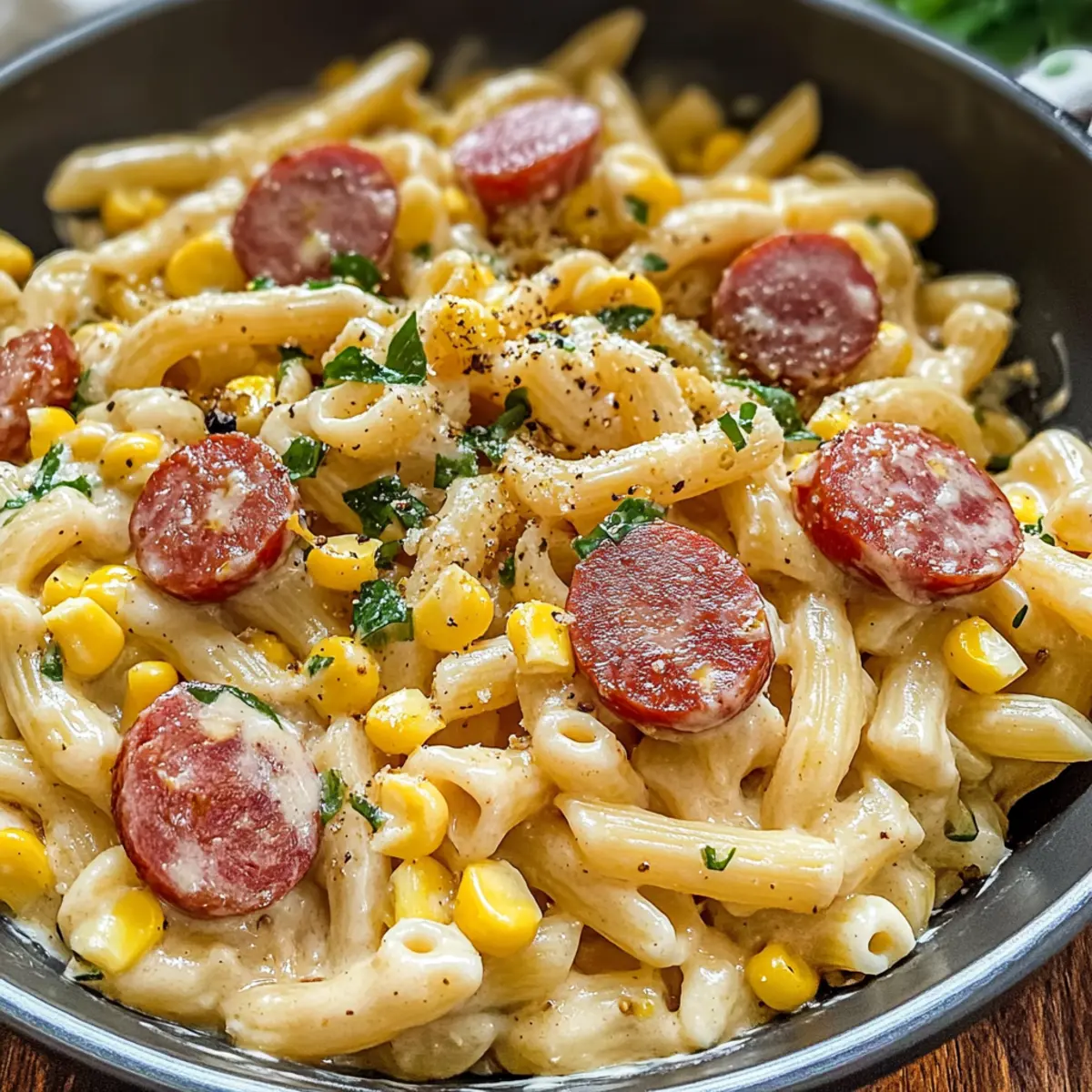 Köstliche Sommer Kielbasa Pasta für jeden Abend