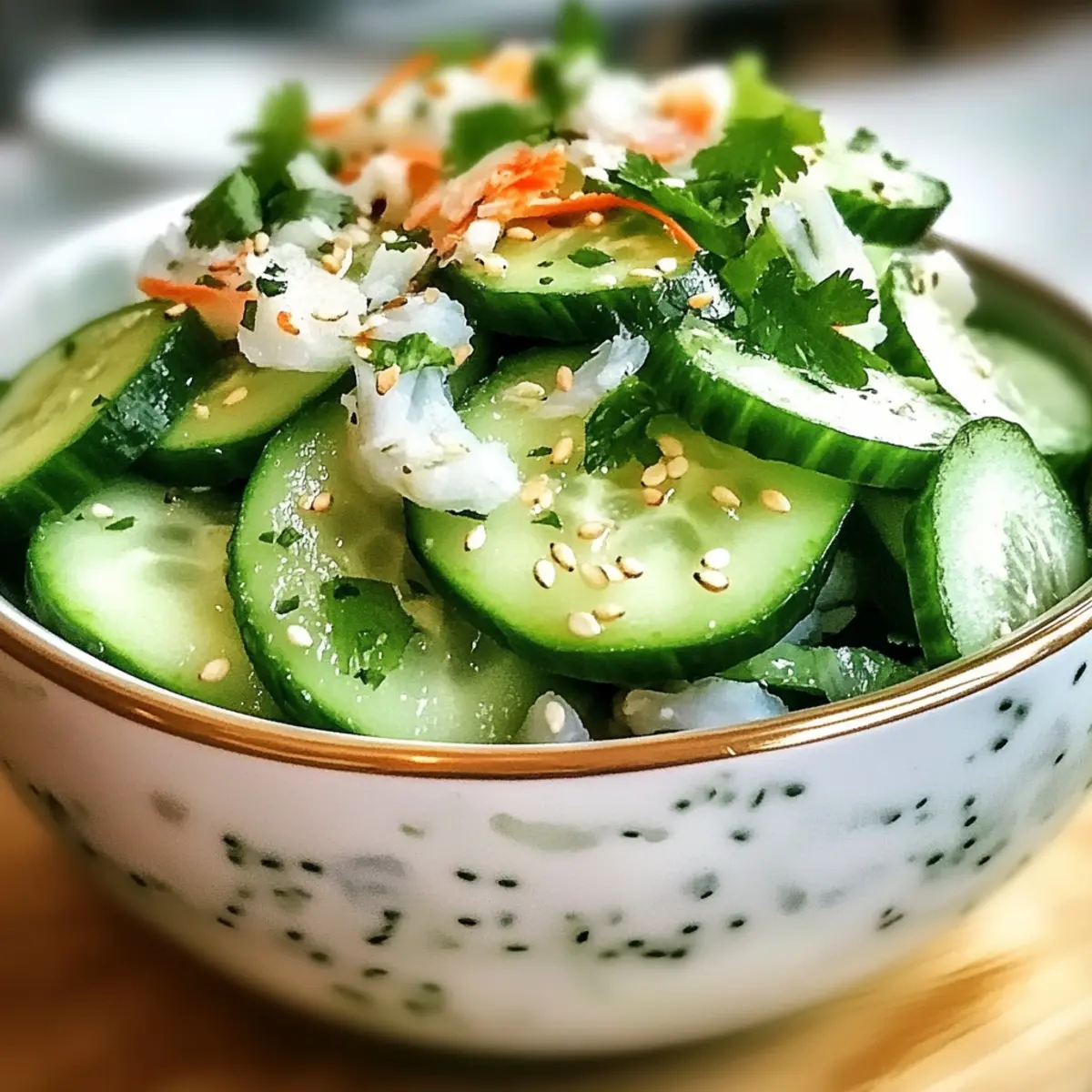 Sushi Gurkensalat: Frisch, schnell und anpassbar