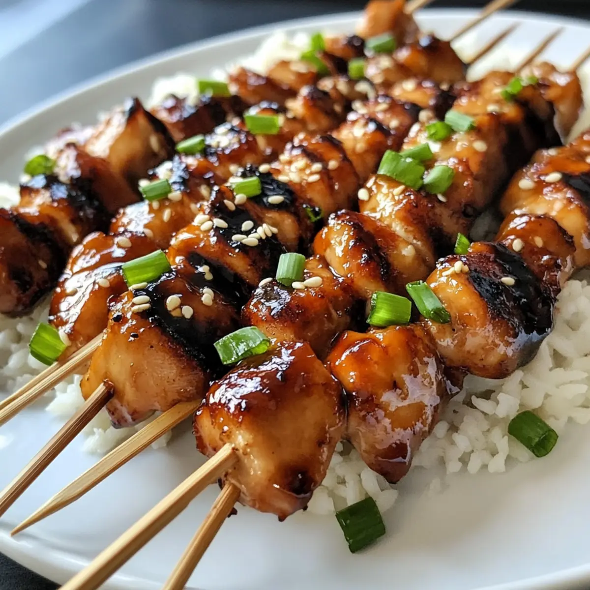 Teriyaki-Hähnchenspieße für deine Grillparty
