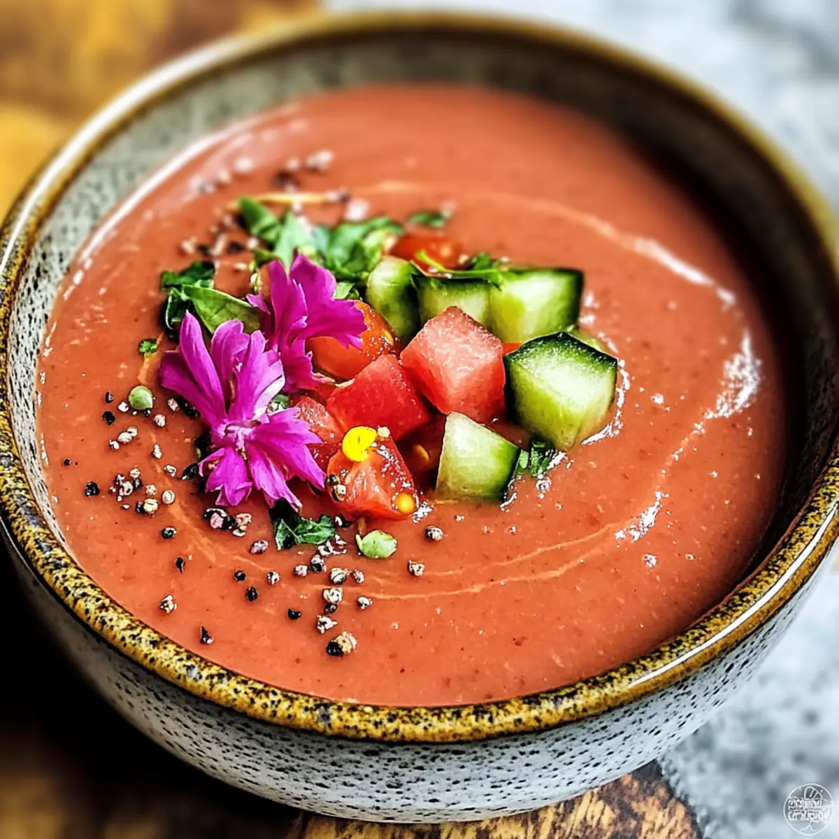 Wassermelonen-Gazpacho für heiße Sommertage