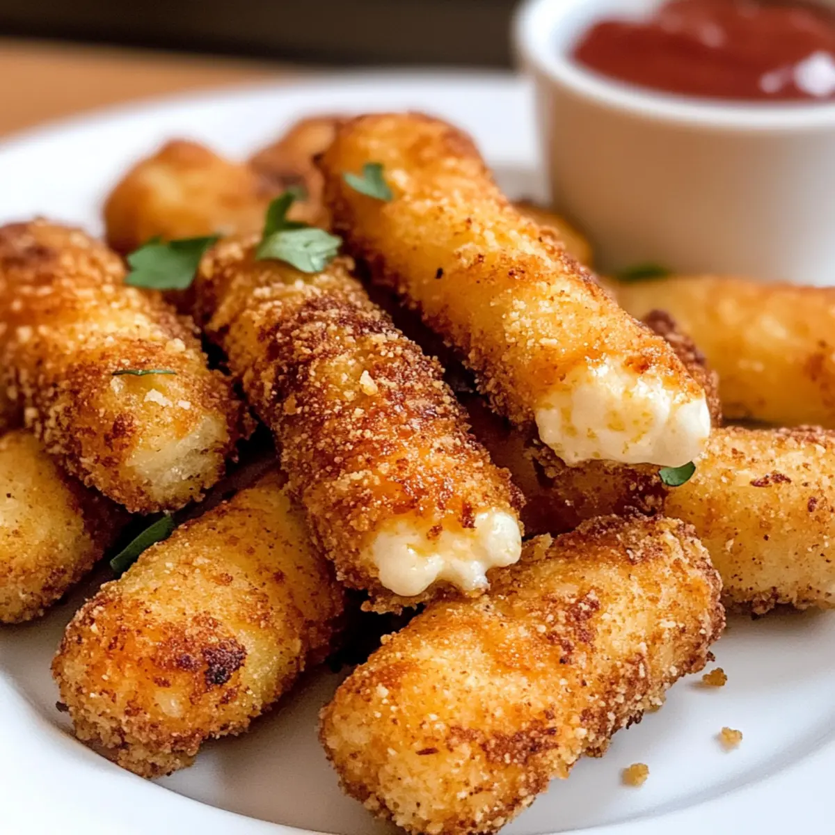 Leckere Air Fryer Mozzarella-Sticks für jeden Anlass