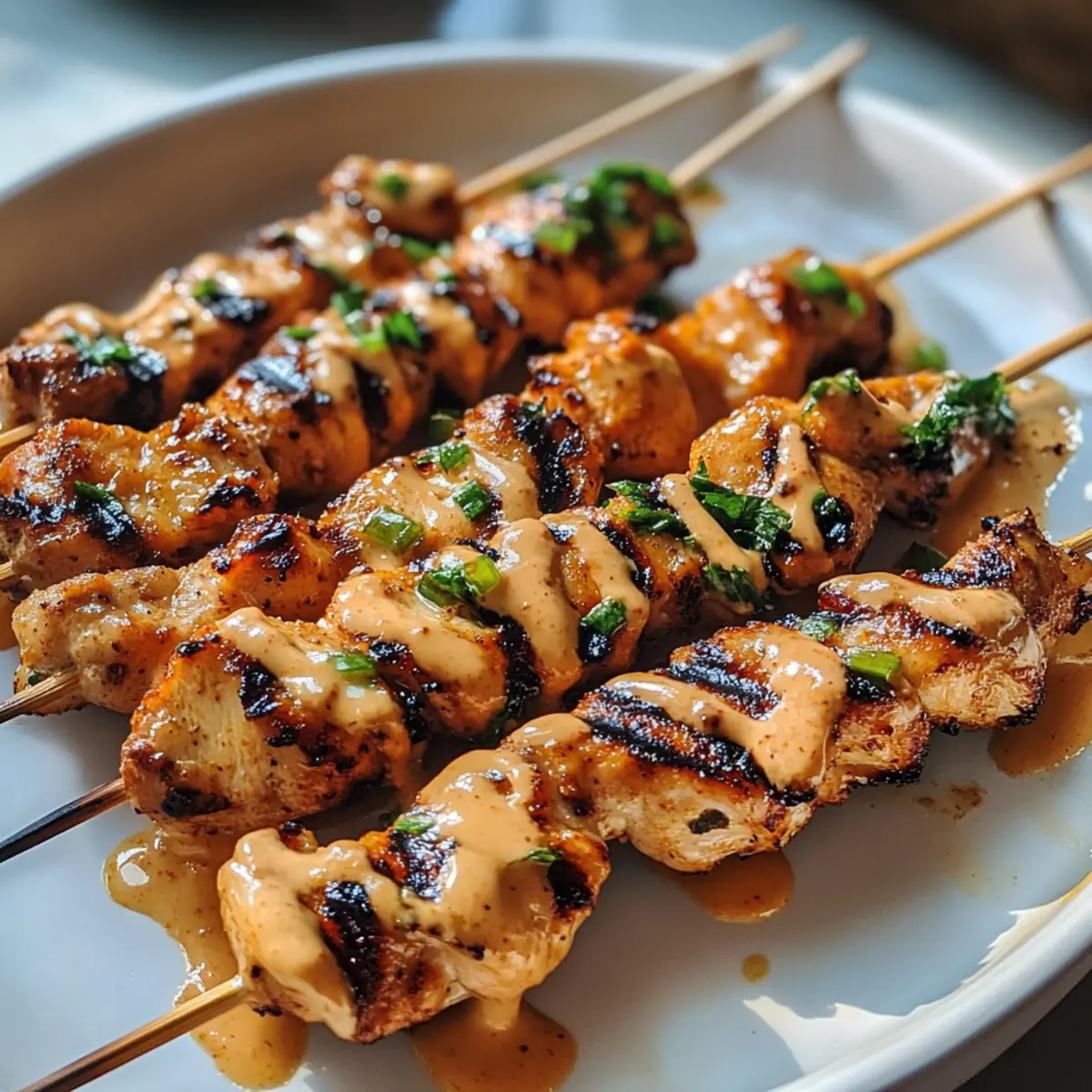 Bang Bang Hühnchen Spieße mit süßem Kick
