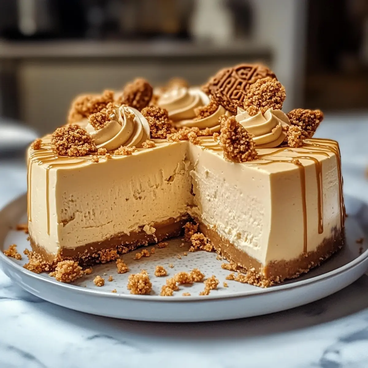 Biscoff Käsekuchen ohne Backen für jeden Anlass
